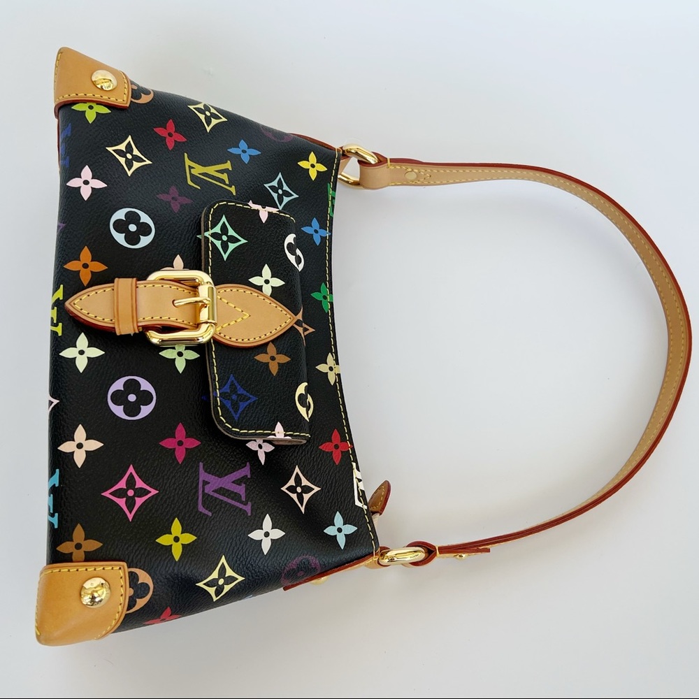 Authentic✅Louis Vuitton Eliza Monogram Multicolor Black Noir M40099 Shoulder Bag - Picture 5 of 11
